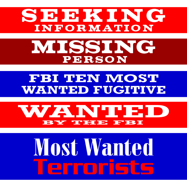 FBI Most Wanted Logo ,Logo , icon , SVG FBI Most Wanted Logo