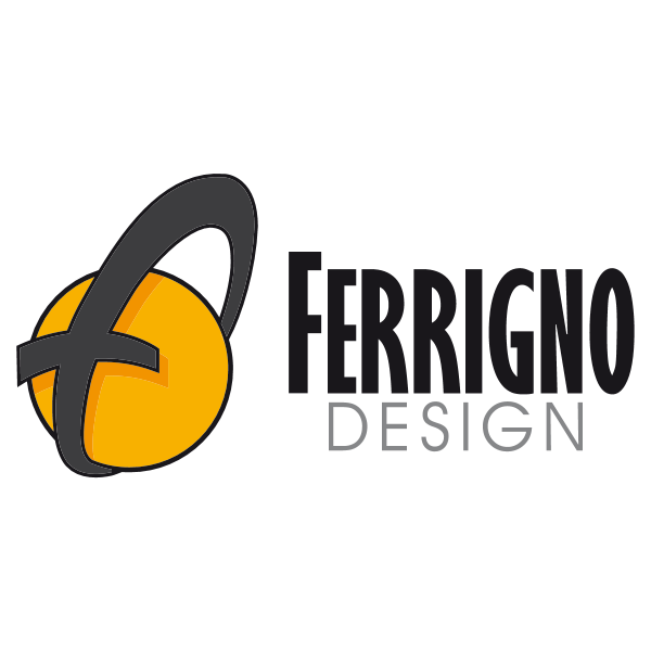 Ferrigno Design Txt Old Style Logo ,Logo , icon , SVG Ferrigno Design Txt Old Style Logo