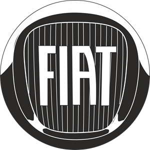 Fiat B&W 2007 Logo ,Logo , icon , SVG Fiat B&W 2007 Logo