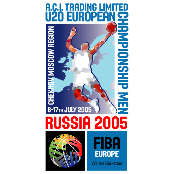 FIBA U20 European Championship Men Logo ,Logo , icon , SVG FIBA U20 European Championship Men Logo