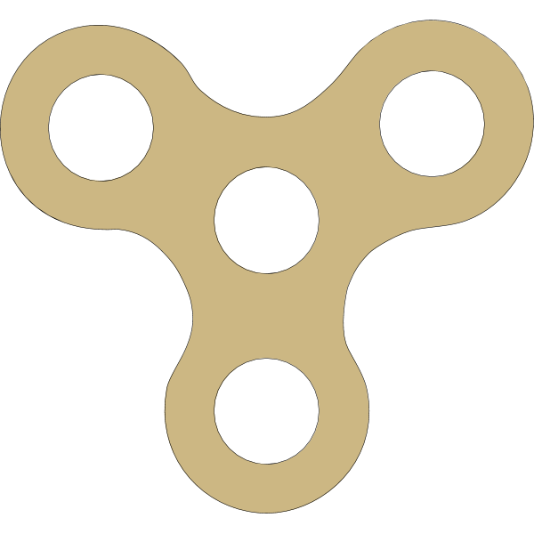 Fidget Spinner ,Logo , icon , SVG Fidget Spinner