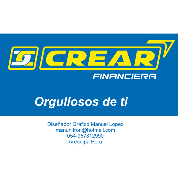 Financiera Crear Logo ,Logo , icon , SVG Financiera Crear Logo