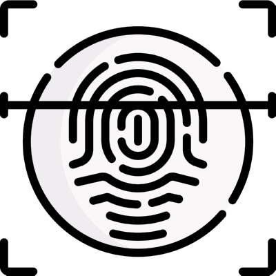 finger print ,Logo , icon , SVG finger print