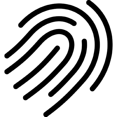 fingerprint ,Logo , icon , SVG fingerprint