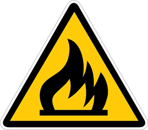 FIRE DANGER SYMBOL Logo