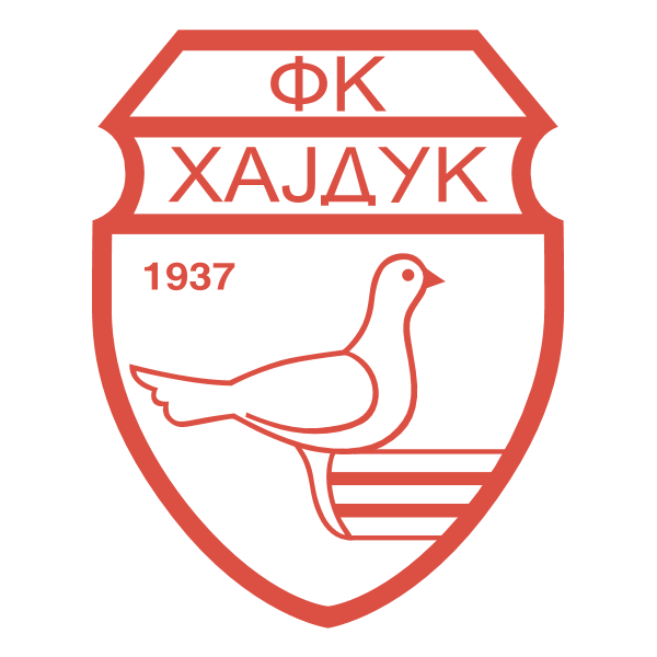 FK Hajduk Belgrad Logo ,Logo , icon , SVG FK Hajduk Belgrad Logo