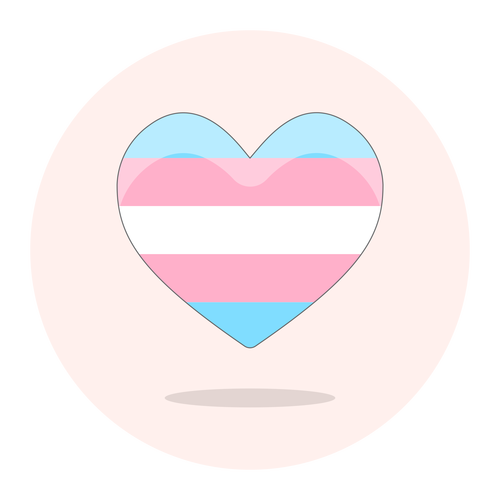 flag heart transgender ,Logo , icon , SVG flag heart transgender