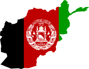 Flag map of Afghanistan Logo ,Logo , icon , SVG Flag map of Afghanistan Logo