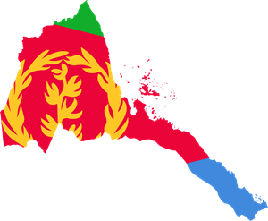 Flag map of Eritrea Logo ,Logo , icon , SVG Flag map of Eritrea Logo