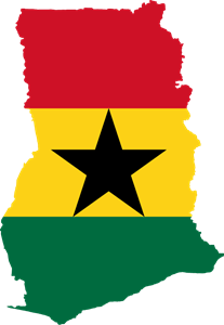 Flag map of Ghana Logo ,Logo , icon , SVG Flag map of Ghana Logo