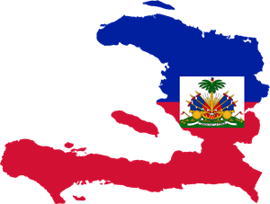 Flag map of Guyana Logo