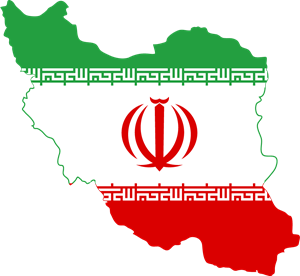 Flag map of Iran Logo ,Logo , icon , SVG Flag map of Iran Logo