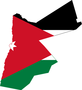 Flag map of Jordan Logo ,Logo , icon , SVG Flag map of Jordan Logo