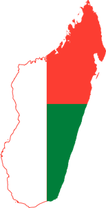 Flag map of Madagascar Logo ,Logo , icon , SVG Flag map of Madagascar Logo