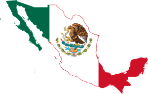 Flag map of Mexico Logo ,Logo , icon , SVG Flag map of Mexico Logo