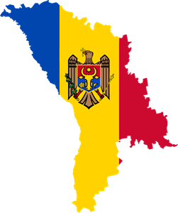 Flag map of Moldova Logo ,Logo , icon , SVG Flag map of Moldova Logo