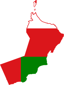 Flag map of Oman Logo ,Logo , icon , SVG Flag map of Oman Logo