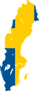 Flag map of Sweden Logo ,Logo , icon , SVG Flag map of Sweden Logo