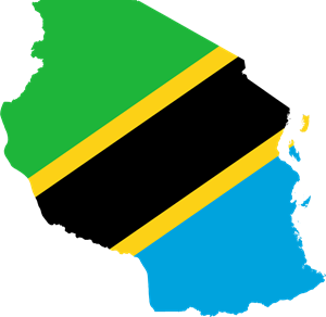 Flag map of Tanzania Logo ,Logo , icon , SVG Flag map of Tanzania Logo