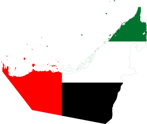 Flag map of the United Arab Emirates Logo ,Logo , icon , SVG Flag map of the United Arab Emirates Logo