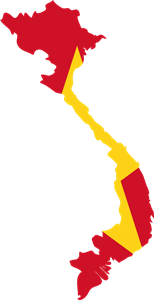 Flag map of Vietnam Logo ,Logo , icon , SVG Flag map of Vietnam Logo