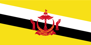 Flag of Brunei Logo ,Logo , icon , SVG Flag of Brunei Logo