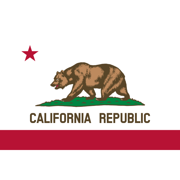 Flag of California ,Logo , icon , SVG Flag of California