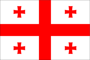 Flag of Georgia Logo ,Logo , icon , SVG Flag of Georgia Logo