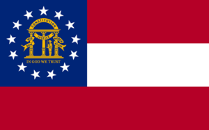 FLAG OF GEORGIA US Logo ,Logo , icon , SVG FLAG OF GEORGIA US Logo