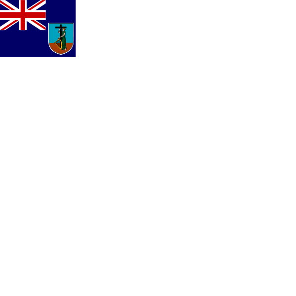 Flag of Montserrat ,Logo , icon , SVG Flag of Montserrat