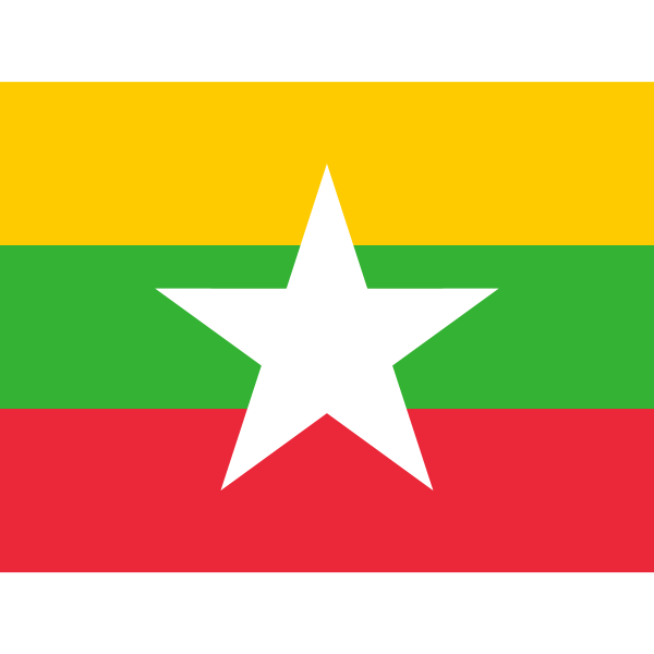 Flag of Myanmar ,Logo , icon , SVG Flag of Myanmar