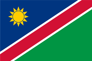 Flag of Namibia Logo ,Logo , icon , SVG Flag of Namibia Logo