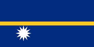 Flag of Nauru Logo