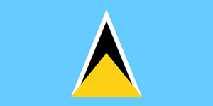 Flag of Saint Lucia Logo ,Logo , icon , SVG Flag of Saint Lucia Logo