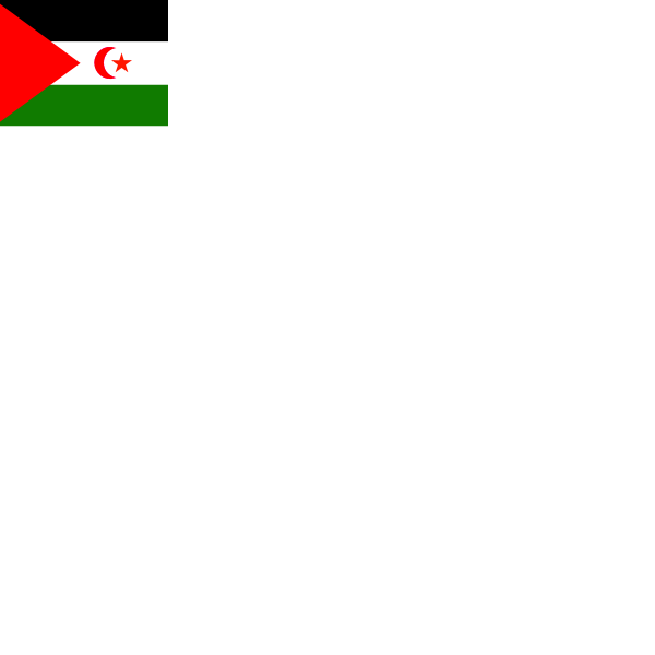 Flag of Western Sahara ,Logo , icon , SVG Flag of Western Sahara