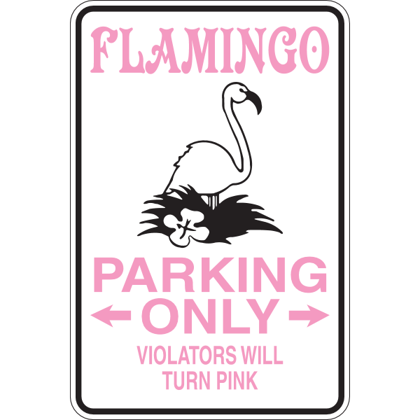 FLAMINGO PARKING ONLY Logo