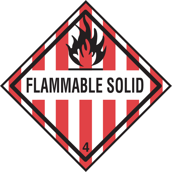 FLAMMABLE SOLID Logo ,Logo , icon , SVG FLAMMABLE SOLID Logo