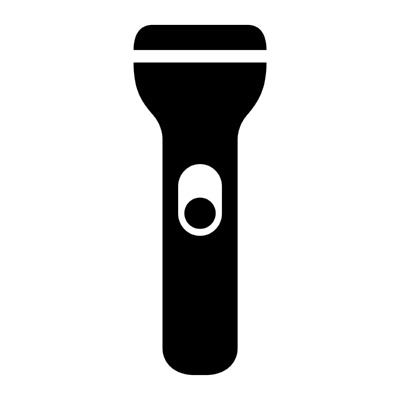 flashlight ,Logo , icon , SVG flashlight