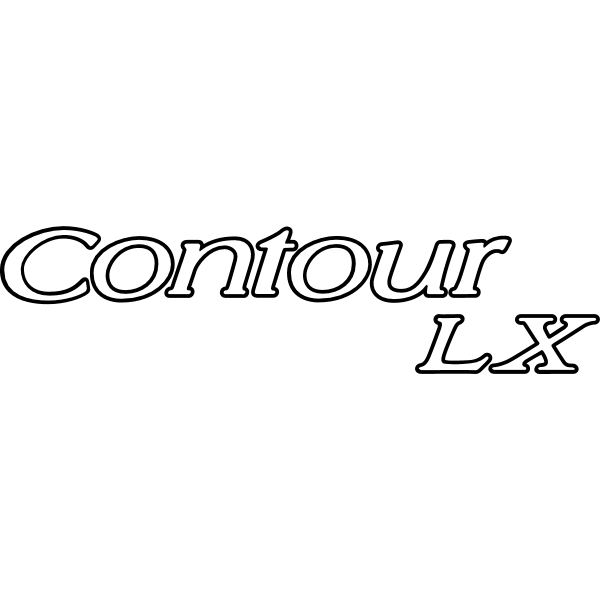 Ford Contour LX ,Logo , icon , SVG Ford Contour LX