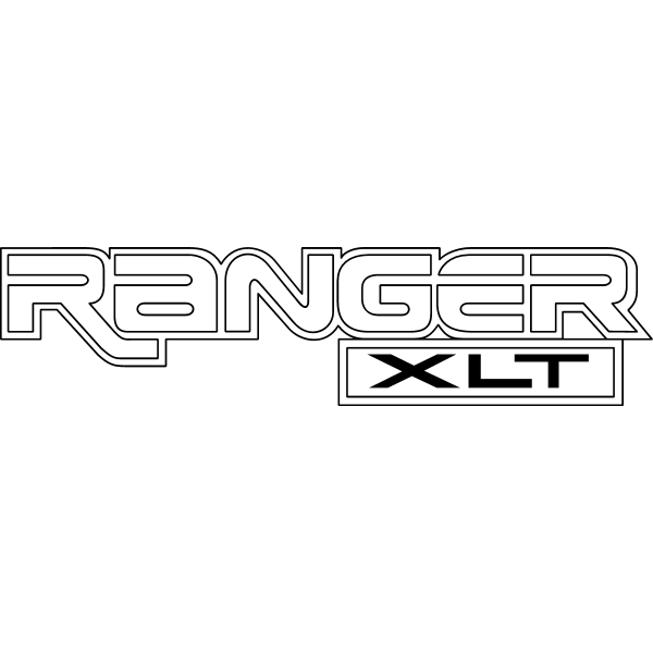 FORD RANGER XLT ,Logo , icon , SVG FORD RANGER XLT