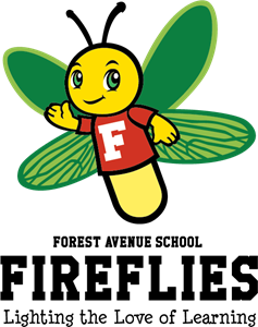 Forest Avenue School Firefly Mascot Logo