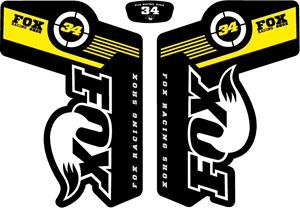 Fox 34 2011 – MTB Fork Decals Logo ,Logo , icon , SVG Fox 34 2011 – MTB Fork Decals Logo
