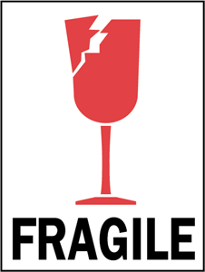 FRAGILE WARNING SYMBO Logo