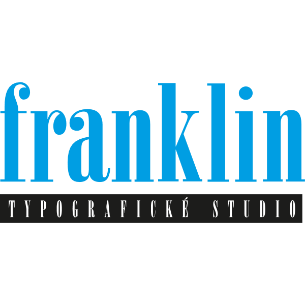 Franklin typografické studio Logo ,Logo , icon , SVG Franklin typografické studio Logo