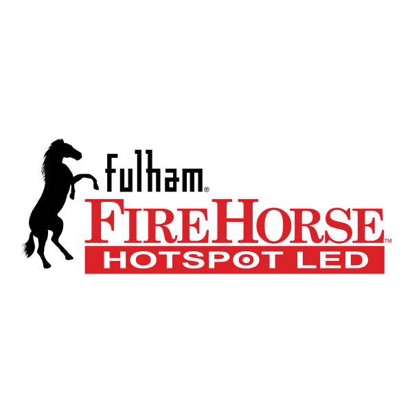Fulham® FireHorse® HOTSPOT LED Logo ,Logo , icon , SVG Fulham® FireHorse® HOTSPOT LED Logo