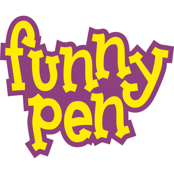 Funny Pen Logo ,Logo , icon , SVG Funny Pen Logo