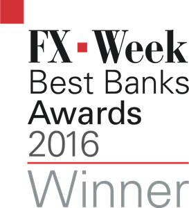 FX-Week Best Banks Awards 2016 Winner Logo