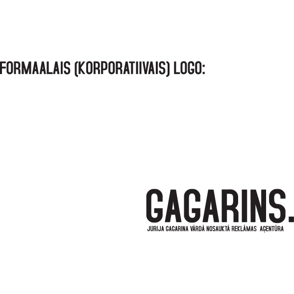 GAGARINS. Logo ,Logo , icon , SVG GAGARINS. Logo