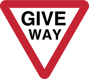 Give way Logo ,Logo , icon , SVG Give way Logo