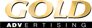 gold advertising Logo